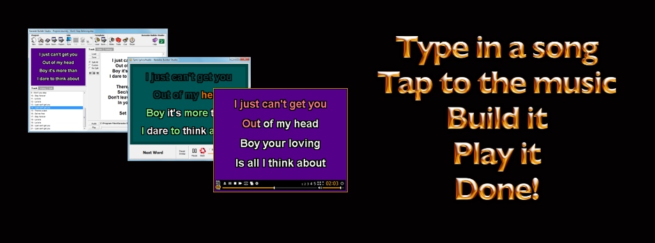Type in a song. Tap to the music. Build it. Play it. Done!